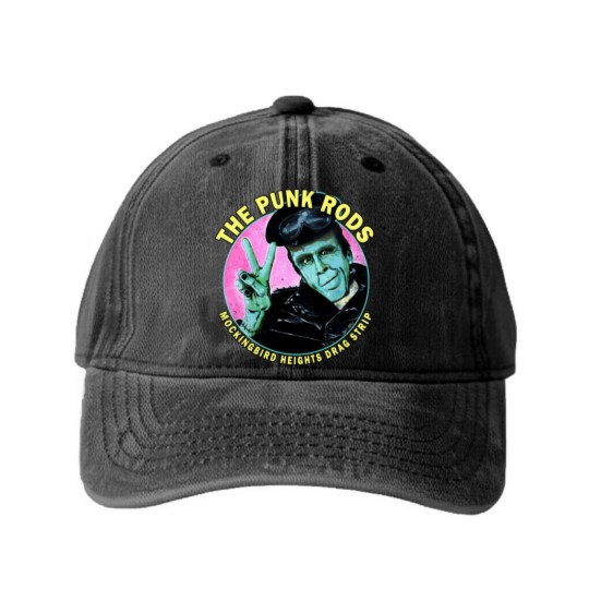 Discover Herman Munster The Punk Rods - Munsters - Washed Denim Baseball Caps