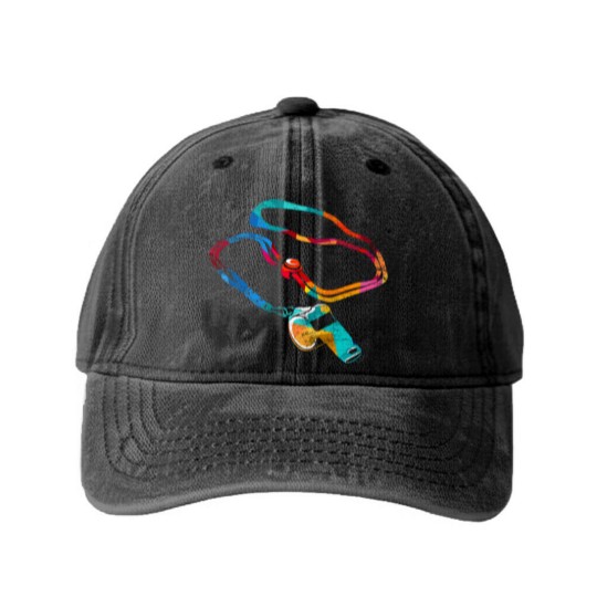 Discover PE Teacher Washed Denim Baseball Caps
