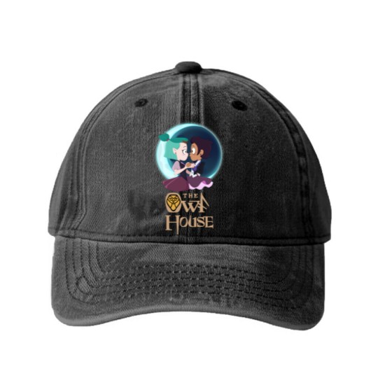 Discover Luz x Amity - The Owl House - The Owl House - Washed Denim Baseball Caps