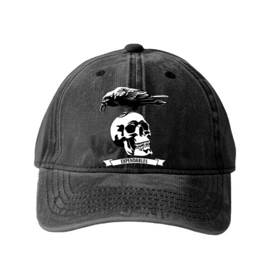 Discover Expendables Washed Denim Baseball Caps