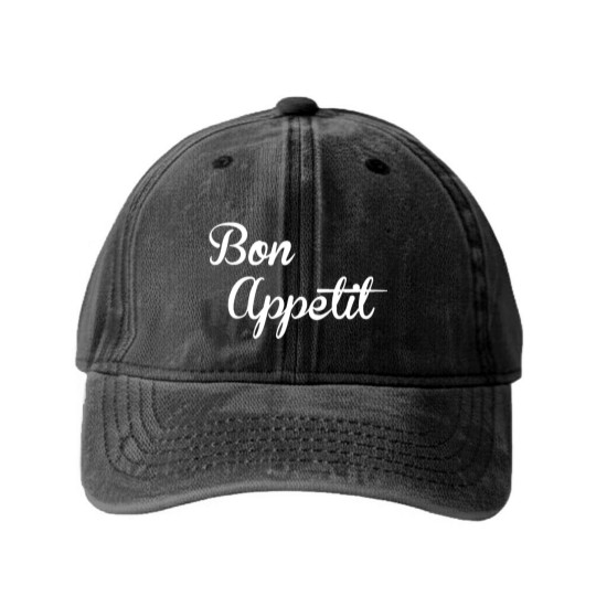 Discover BON APPETIT Washed Denim Baseball Caps