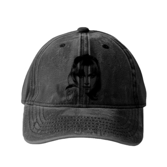 Discover Olivia Newton John Face - Olivia Newton John - Washed Denim Baseball Caps