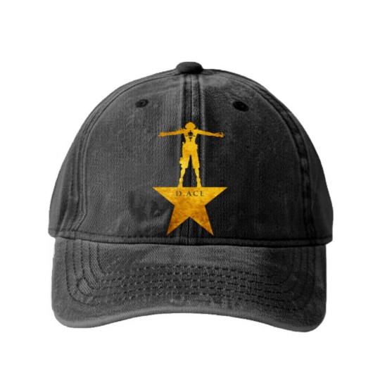Discover D Ace - Portgas D Ace - Washed Denim Baseball Caps