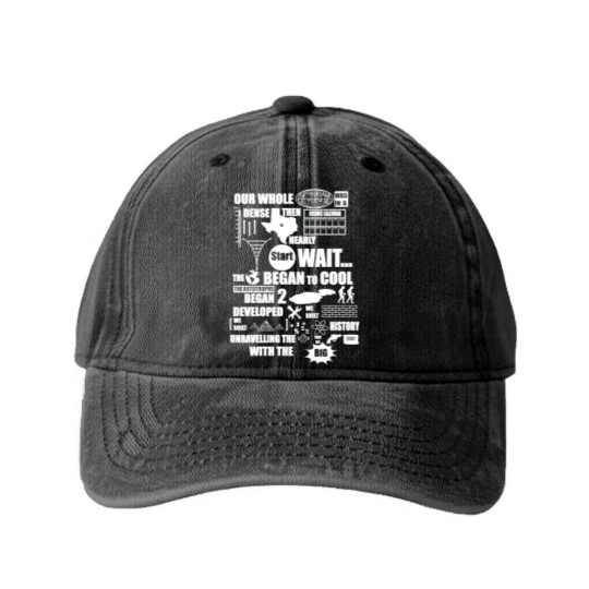 Discover Bang goes the theme song - Big Bang Theory - Washed Denim Baseball Caps