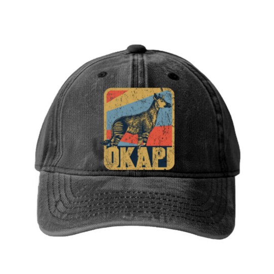 Discover Okapi Washed Denim Baseball Caps