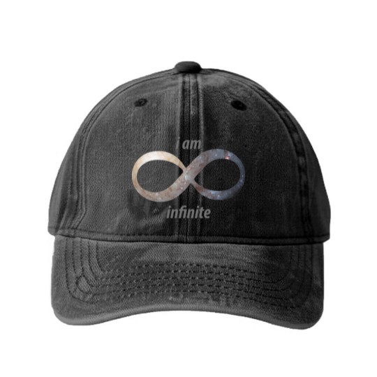 Discover i am infinite - infinity Washed Denim Baseball Caps
