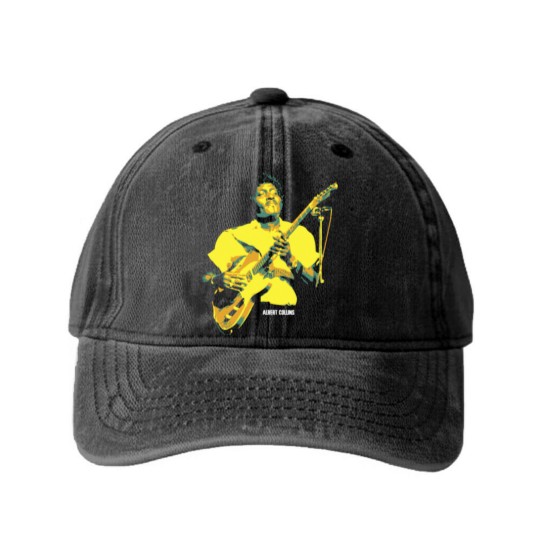 Discover Albert Collins Collins Albert Gene Drewery the Ice Washed Denim Baseball Caps
