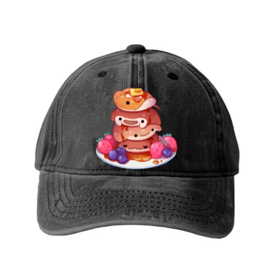 Discover Fluffy sea pancakes - Manta Ray - Washed Denim Baseball Caps