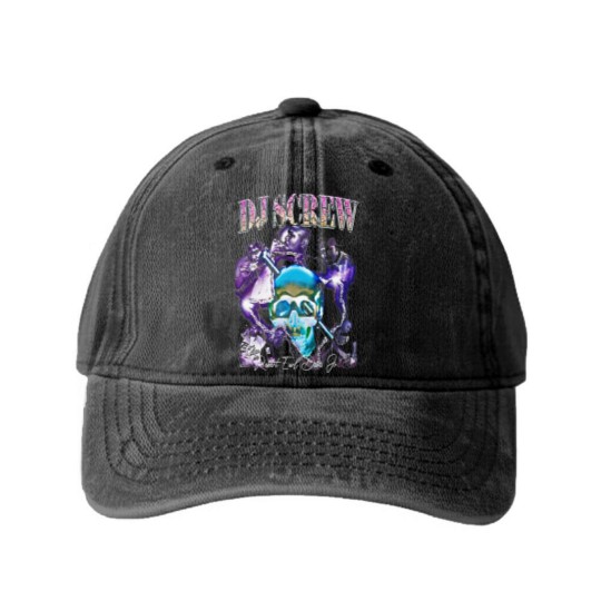 Discover Dj Screw  Classic Washed Denim Baseball Caps