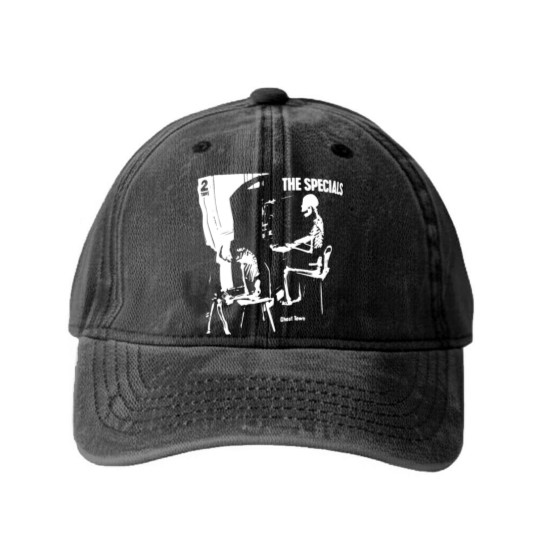 Discover The Specials Ghost Town Washed Denim Baseball Caps
