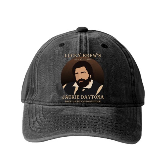 Discover Jackie Daytona - Regular Human Bartender - Jackie Daytona - Washed Denim Baseball Caps
