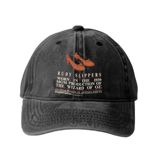 Discover Vintage The Wizard Of Oz Dorothy Ruby Slippers Washed Denim Baseball Caps Made In USA