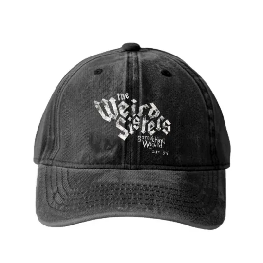 Discover Weird Sisters Something Wicked Tour - Harry Potter - Washed Denim Baseball Caps