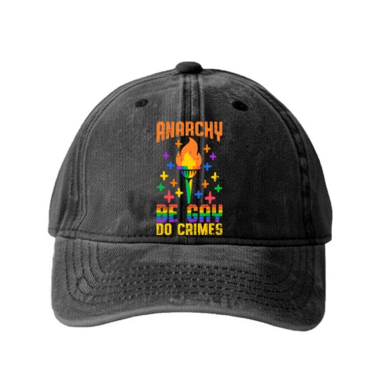 Discover Gay Pride LGBTQ Gift LGBT Washed Denim Baseball Caps Washed Denim Baseball Caps