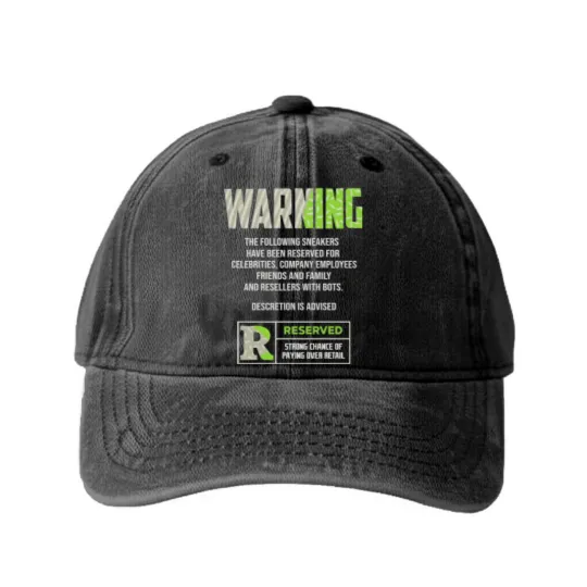 Discover Warning Jordan 5 Green Bean Matching Sneaker Washed Denim Baseball Caps