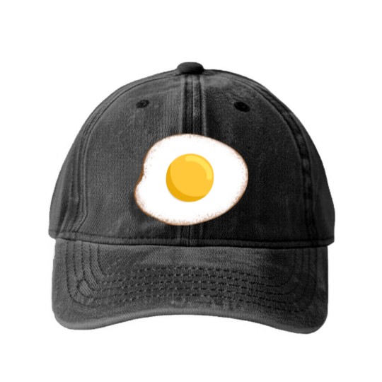 Discover Sunny Side Up Egg - Sunny Side Up Egg - Washed Denim Baseball Caps