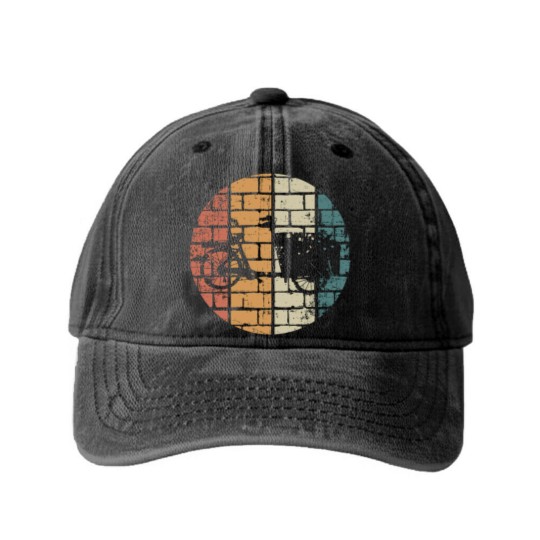 Discover Cargo Bike Retro Washed Denim Baseball Caps
