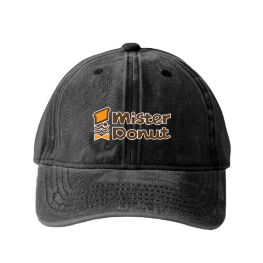 Discover Mister Donut - Mister Donut - Washed Denim Baseball Caps