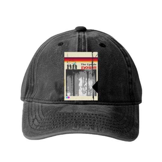 Discover VHS UPSIDE DOWN - Stranger - Washed Denim Baseball Caps