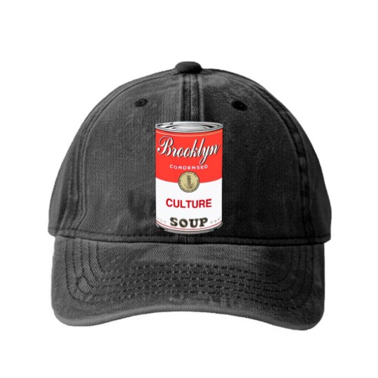 Discover Brooklyn Soup Can - Streetwear - Washed Denim Baseball Caps