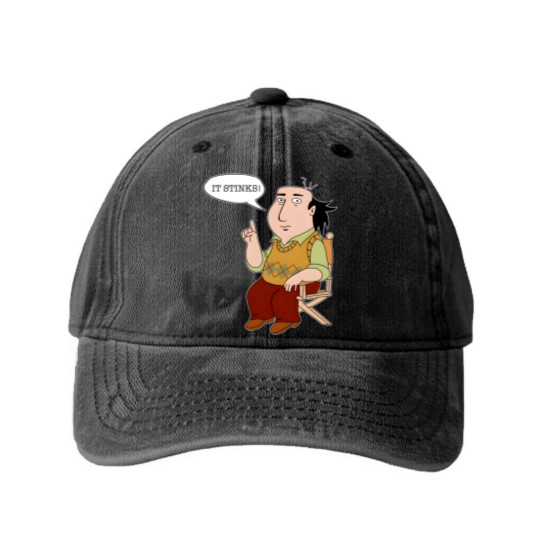 Discover It Stinks! - The Critic - Washed Denim Baseball Caps