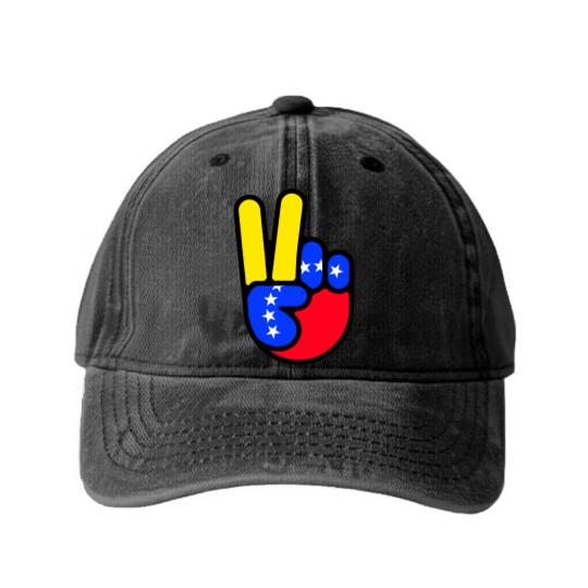 Discover Victoria de Venezuela Franela Washed Denim Baseball Caps
