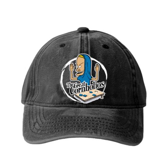 Discover cornholio - Beavis And Butthead - Washed Denim Baseball Caps
