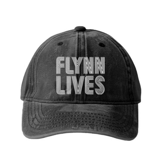 Discover Flynn Lives - Flynn Lives - Washed Denim Baseball Caps