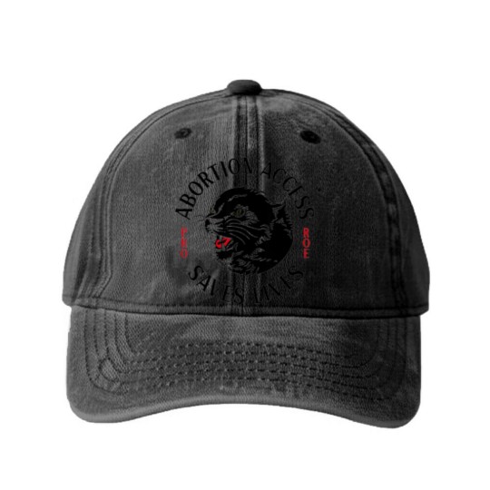 Discover Abortion Access Saves Lives Washed Denim Baseball Caps, Pro Choice Washed Denim Baseball Caps, Reproductive Rights Washed Denim Baseball Caps