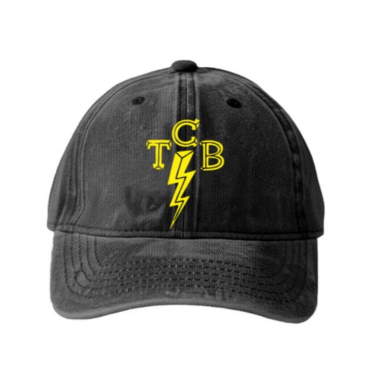 Discover TCB Classic Rock Rockabilly Washed Denim Baseball Caps