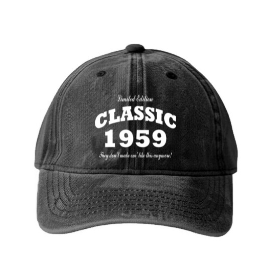 Discover CLASSIC 1959 Washed Denim Baseball Caps