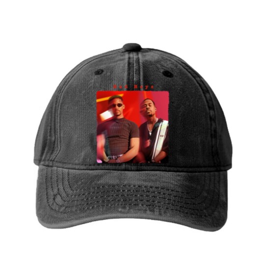 Discover Bad Boys - Retro lights - Bad Boys - Washed Denim Baseball Caps