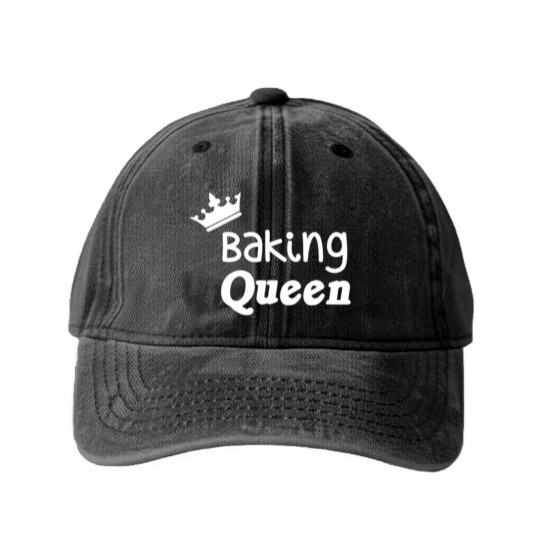 Discover Baking Queen Washed Denim Baseball Caps Washed Denim Baseball Caps