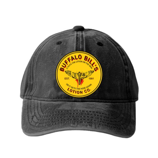 Discover Buffalo Bill Lotion Co. - Silence Of The Lambs - Washed Denim Baseball Caps