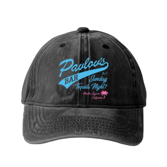 Discover Two and a Half Men - Pavlov's Bar - Two And A Half Men - Washed Denim Baseball Caps