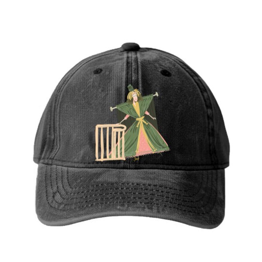 Discover The Gone With the Wind curtain dress - Sketch - Washed Denim Baseball Caps