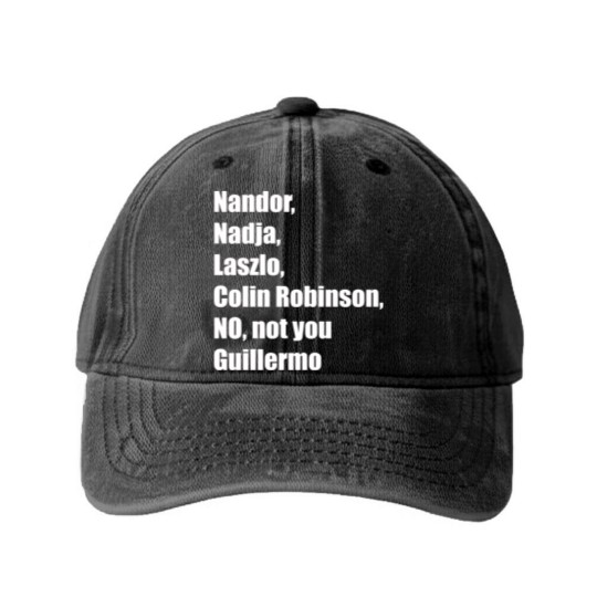 Discover Not You Guillermo, What We Do in the Shadows - What We Do In The Shadows - Washed Denim Baseball Caps
