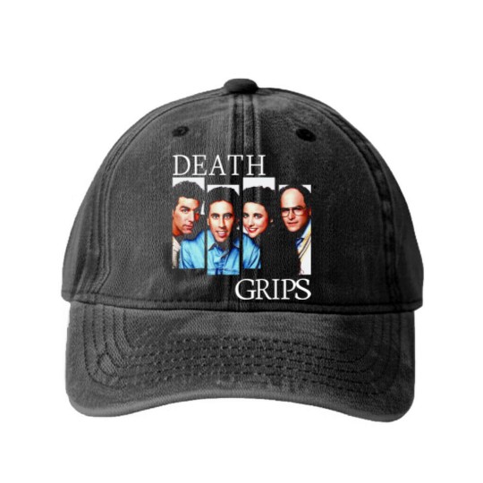 Discover Seinfeld Death Grips Unisex Washed Denim Baseball Caps