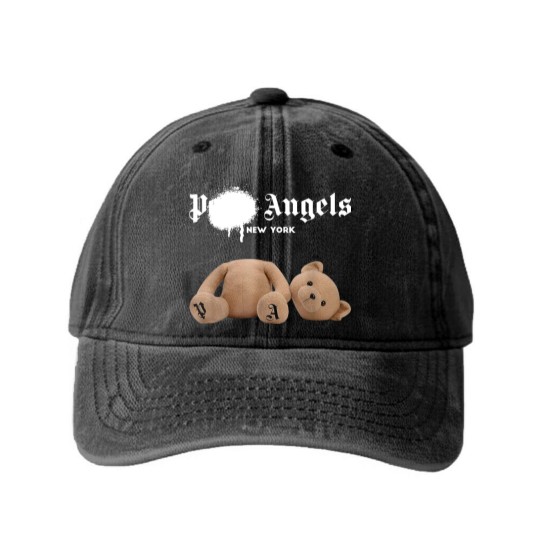 Discover Palms Angel Washed Denim Baseball Caps