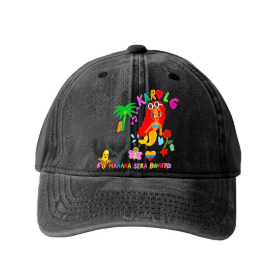 Discover Karol G Manana Sera Bonito Washed Denim Baseball Caps