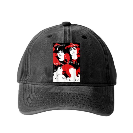 Discover the slits band punk rock distressed colorful grungy vintage Washed Denim Baseball Caps