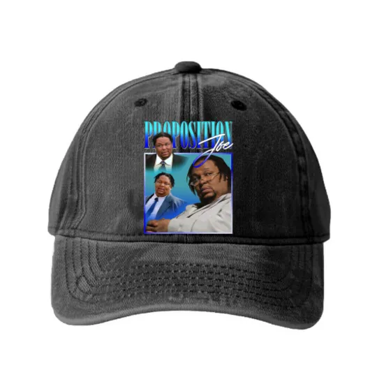 Discover The Wire Washed Denim Baseball Caps, Proposition Joe From The Wire Washed Denim Baseball Caps
