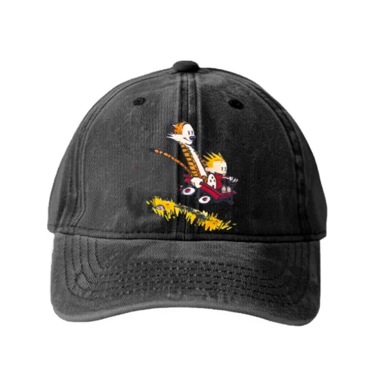 Discover Calvin and hobbes Kids Washed Denim Baseball Caps, Bill Watterson Unisex Kids Gift, Calvin and Hobbes books