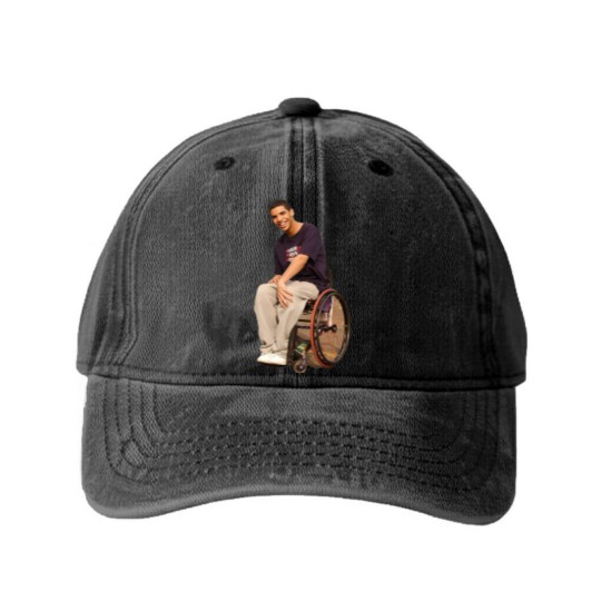 Discover Wheelchair Jimmy Washed Denim Baseball Caps