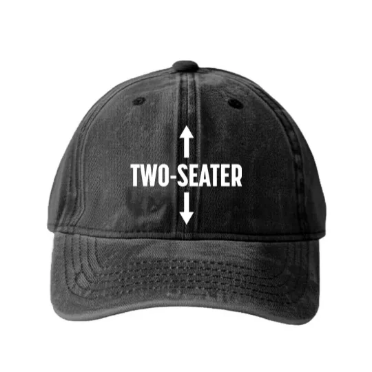 Discover Festival Two-seater Washed Denim Baseball Caps