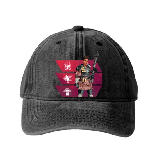 Discover Apex Legends Bangalore - Abilities - Apex Legends - Washed Denim Baseball Caps