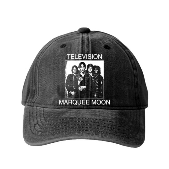 Discover American Rock Band Television Washed Denim Baseball Caps