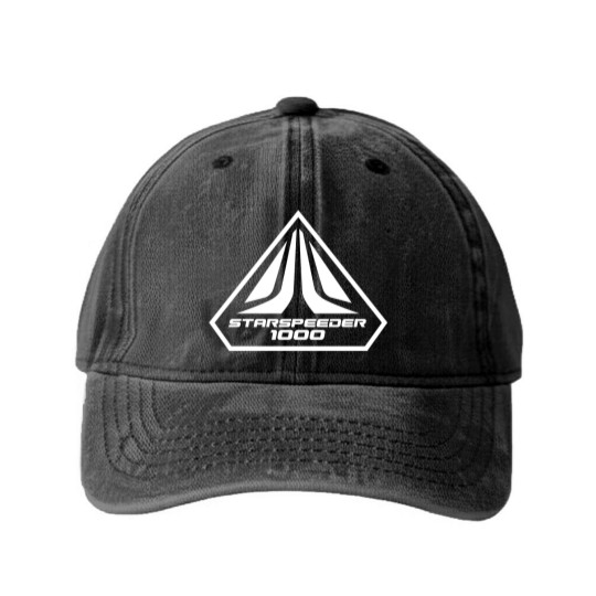 Discover StarSpeeder 1000 - Star Tours - Washed Denim Baseball Caps