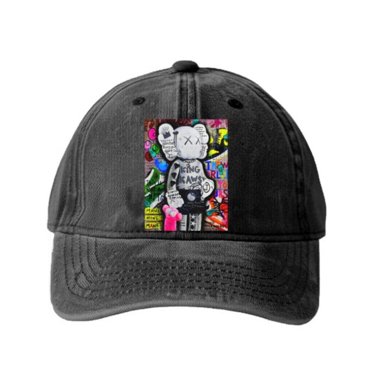 Discover Kaws Washed Denim Baseball Caps, Kaws Washed Denim Baseball Caps, Kaws Washed Denim Baseball Caps, Hypebeast Clothing