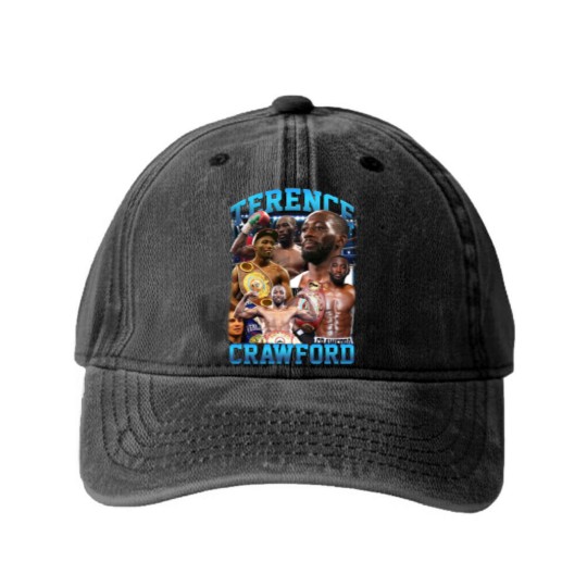 Discover Terence Bud Crawford Washed Denim Baseball Caps